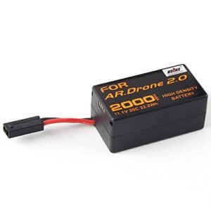 ELEOPTION® 2000mAh 11.1V Rechargeable Battery for Aircraft Parrot AR.Drone 2.0 Quadcopter
