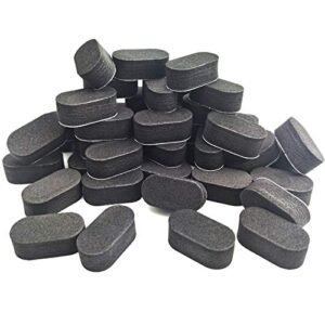 EUDAX 72 PCS FPV Black Sponge Mat Landing Skid Pad Gear Anti Vibration Shockproof Foam Tires RC for Multirotor Quadcopter Racing Copter Drone Mini Quad