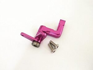HPI Savage 25 RC Truck Aluminum Throttle Bellcrank Linkage Upgrade Part Purple 85051 85058