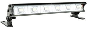 Apex RC Products 6 LED 105mm Aluminum Light Bar for Horizon ECX Ruckus RC Truck and Other 1/10 Scale Models