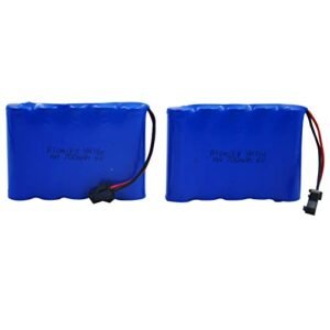 Blomiky 6V 700mAH NiCd Battery Pack with RC Comp Torx Wheels Compatibility for High Speed RC Vehicles