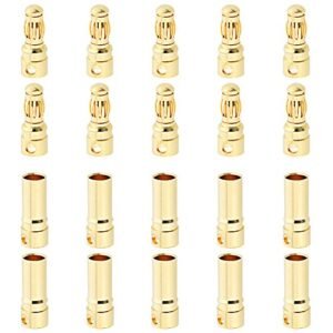 HobbyPark RC BBS Wheels 1 10 3.5mm Gold Bullet Banana Connectors for ESC LIPO Battery Electric Motor Wire Parts