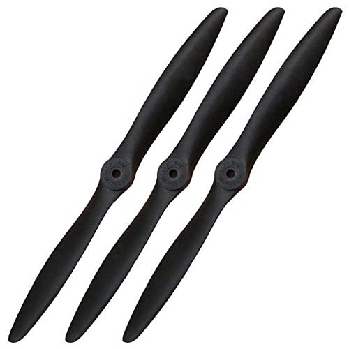 XOAR RC Propeller 11x7 PJG 11 Inch 2 Blade Nylon Prop Pack of 3 for Nitro Fuel RC Airplanes