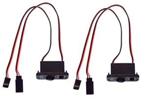 Killer RC Apex RC Products Futaba Style Heavy Duty On Off Switch With Charge Port 2 Pack