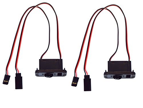 Killer RC Apex RC Products Futaba Style Heavy Duty On Off Switch With Charge Port 2 Pack