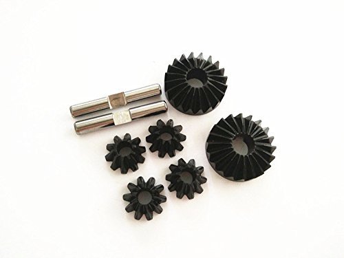 EPTNNASAO Hard Steel Bevel Gear Differential Upgrade Part for HPI 1/8 Savage 21 25 SS 4.6 X XL Flux Compatible with Mig 21 RC Jet Models
