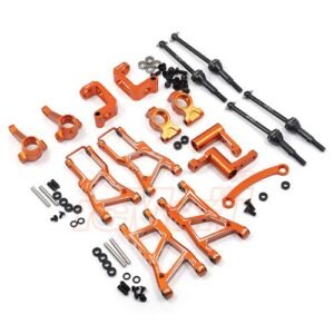 Yeah Racing Aluminum Essential Conversion Kit HPI RS4 Sport 3 Orange RSS3 S01OR