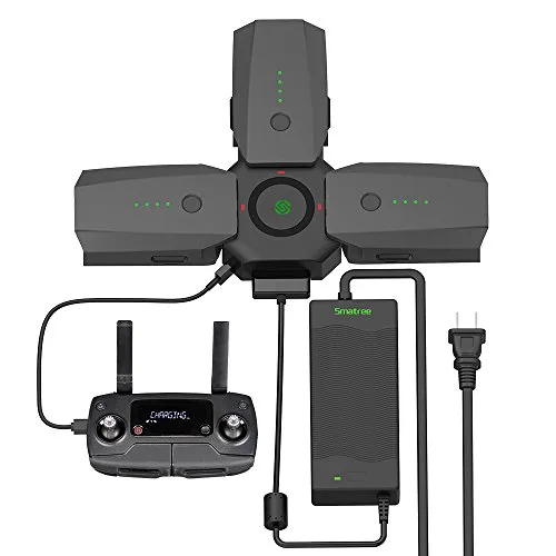 Smatree 9.6 Volt Battery Charger for RC Car Fast Charging Hub with USB Port for Mavic Pro Platinum