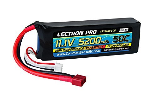 RC Willey Curio Cabinet Display with Common Sense RC Lectron Pro 11.1V 5200mAh 50C Lipo Battery