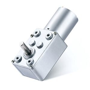 Greartisan Turbo Jet RC Boat Motor DC 12V 120RPM High Torque Turbine Worm Gear Box Reduction Motor with 6mm Shaft JSX69 370