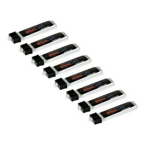 PowerHobby 1s 250mAh 45C 8 Pack Battery for Radian RC Sailplane and Other Mini Drones