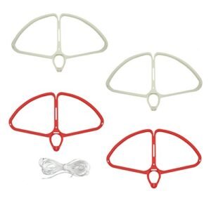 Snap On M41 RC Boat Prop Guards Quick Release Propeller Protector for DJI Phantom 4 4 Pro Quadcopter White Red
