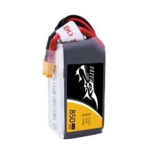 Tattu 14.8V 4S 75C 850mAh LiPo Battery Pack with XT30 Plug Ideal for Building RC Boat from Scratch