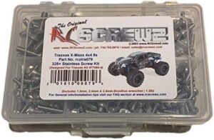Traxxas X Maxx 8s RC Boat Body Kit Stainless Steel Screw Kit 325 Plus Pieces