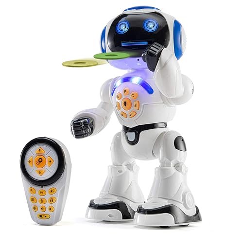 Hasbro Nerf RC Robot Interactive Programmable LED Toy for Kids 12 Inch Tall with Dancing Talking Features