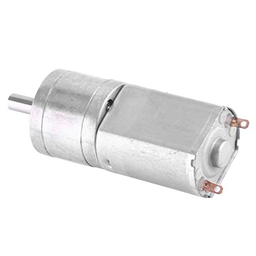 RoboDrive 20mm DC 12V Electric Gear Motor 30 RPM Centric Output Shaft RC Submarine Engine for DIY Robotics