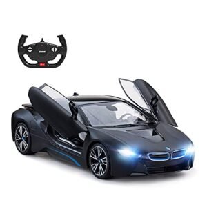 RASTAR BMW i8 RC Car 114 Scale Remote Control Toy Vehicle with Open Doors Matt Black Check Price