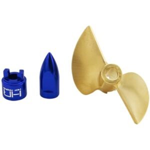 Hot Racing SPN1000ME 42x63mm Pro Brass Prop Al Bullet Nut Drive Dog Tra M41 Spartan RC Turbo Prop Engine