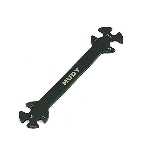 Hudy 6 in 1 RC Special Tools Wrench Set 3mm 4mm 5mm 5.5mm 7mm 8mm for Turnbuckles Perfect for RC Hobby Stores in California