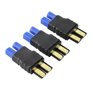 OliYin 3pcs TRX Male to EC3 Female Connector Adapter for ESC Charger Enhance Your Cool Things to Do with RC Cars