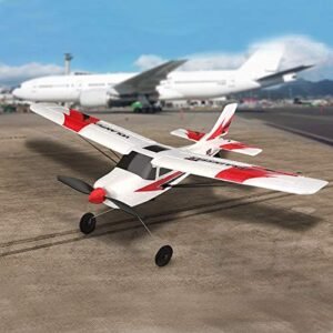 FUNTECH Build Your Own Foam RC Plane 3 Channel Remote Control Airplane with 2.4GHz Radio Control and 6 Axis Gyro for Beginners