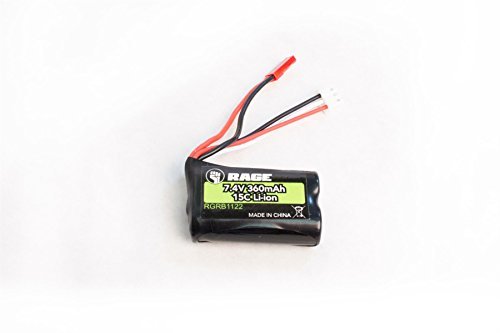 Rage R/C Spycam Aqua RC Submarine 7.4v 360mAh Li-ion Battery for Aqua Dart and Black Marlin MX