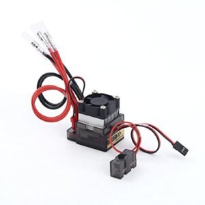 320A Waterproof RC Boat ESC Eletric Speed Controller 7.2-16V with Fan Two Motors #1735