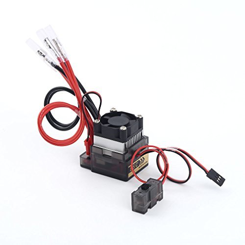 320A Waterproof RC Boat ESC Eletric Speed Controller 7.2-16V with Fan Two Motors #1735