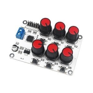 HobbyPower RC Servo Motor Controller 6 Channels Digital Servo Tester with Over Current Protection for RC Cars Airplanes and Robots