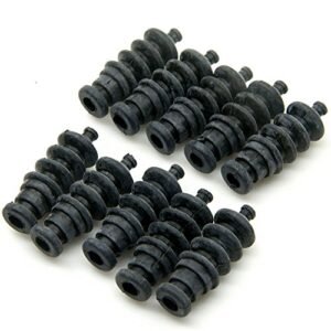 QUE T 10Pcs Waterproof Push Rod Rubber Seal Bellow 37mm RC Boat Seal