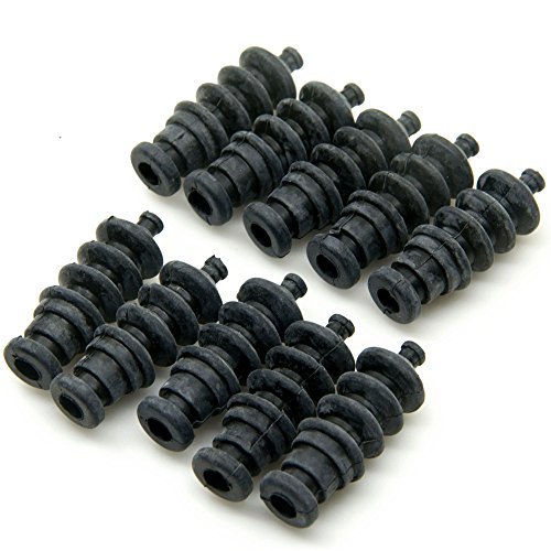 QUE T 10Pcs Waterproof Push Rod Rubber Seal Bellow 37mm RC Boat Seal