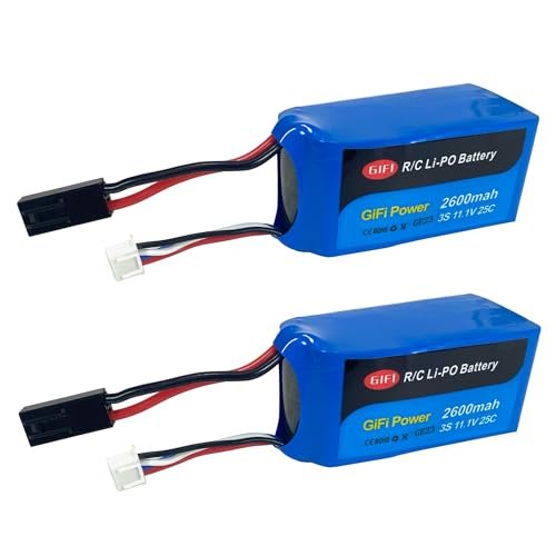 MaximalPower 2600mAh LiPo Replacement Battery for Parrot AR Drone 2.0 and 1.0 Quadcopter 2 Pack