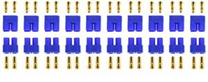 Apex RC Products 10 Male Female EC3 Battery Connector Plugs 10 Pairs 1525