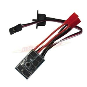 Powerday T03 RC Boat 10A Brushed Motor Speed Controller ESC for RC Cars Boats and Tanks Compatible with 130 180 260 280 380 Motors