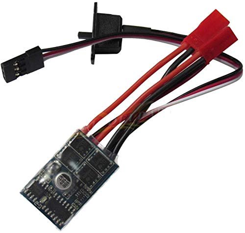 Powerday RC 10A ESC Brushed Speed Controller for 18 Doll RC Car Boat Tank Without Brake Compatible with 130 180 260 280 380 Brushed Motor