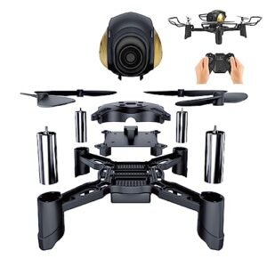 GILOBABY Flying Tiger RC Mini Drone for Kids Beginners DIY Drone Kit with 3D Flip Altitude Hold Headless Mode