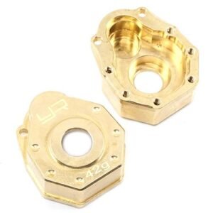 Yeah Racing Brass Front Rear Portal Cover 42g 2 Pieces Traxxas TRX4 019