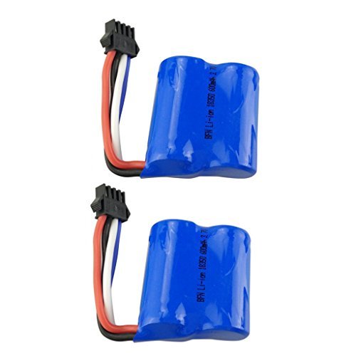 Sea Jump 2PCS 3.7V 600mAh Li Battery for UDI001 UDI008 RC Boat Remote Control Speedboat Lithium Battery