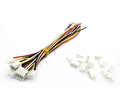 YXQ 30Pcs JST XH 3S Balance Extension Cable 11.1V 4 Pin 150mm Connector Charger RC Lipo Battery Lead Wire Plug Adapter Compatible with Merco RC Engines