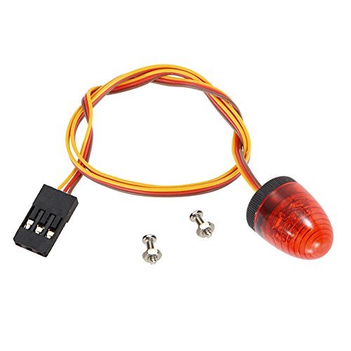 LAFEINA Ultra Bright LED Lights Rotating Flashing Police Lamp for RC Car Short Course Truck 1/8 1/10 Scale Models