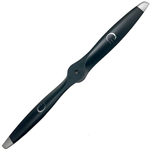 XOAR PJM Matte Black 23x8 The Sword RC Model Airplane Propeller. 23 Inch 2 Blade Painted Wood Prop for Gas Engines