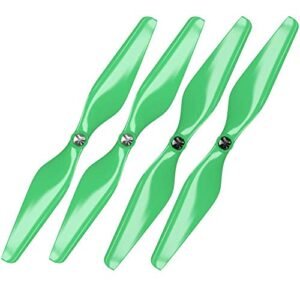 Master Airscrew Upgrade Propellers for RC Rock Crawlers with 4 Wheel Steering Green 4 pcs