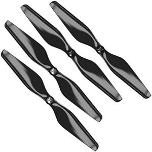 Master Airscrew Upgrade Propellers for RC Plane GoPro Karma Built in Nut Black 4 Pack