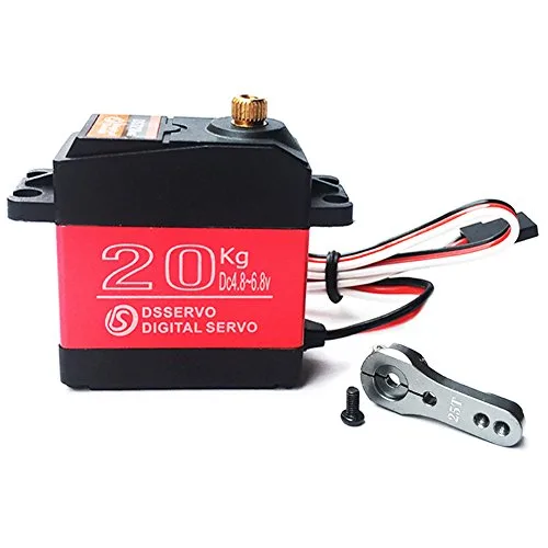 ANNIMOS DS3218MG 20KG Digital Servo High Torque Full Metal Gear Waterproof for RC Bulldozer Full Metal DIY 270° Control Angle