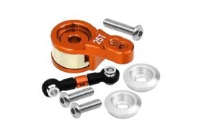 Aluminum Servo Saver With Aluminum Steering Link For Lexus RC F GT Concept 1/10 Traxxas Ford GT 4 Tec 2.0 83056 4 4 Tec 3.0 93054 4 6Pc Set Orange