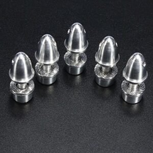 ZYHOBBY 5 Pcs 2mm Aluminum Bullet Prop Adapter Shaft Compatible with Fastrax RC Wheels