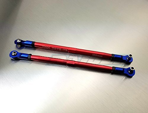 Raidenracing Red Arrows RC Jet Turnbuckle Aluminum Ends 5338R 5338A for Traxxas 1 10 E REVO Summit REVO 3 3 1pr