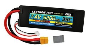 Common Sense RC Lectron Pro 7.4V 5200mAh 35C Lipo Battery with XT60 Connector for RC Blackbird Jet