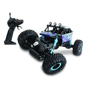 NKOK Mean Machines 1 16 2 4GHz RC Rock Crawler Venom Blue Pistol Grip Controller Powerful Motor