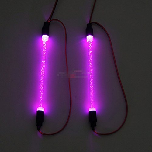 MOHERO 1/10 RC Drift Car Body LED Light Strip Tube Purple for RC Cars Trucks